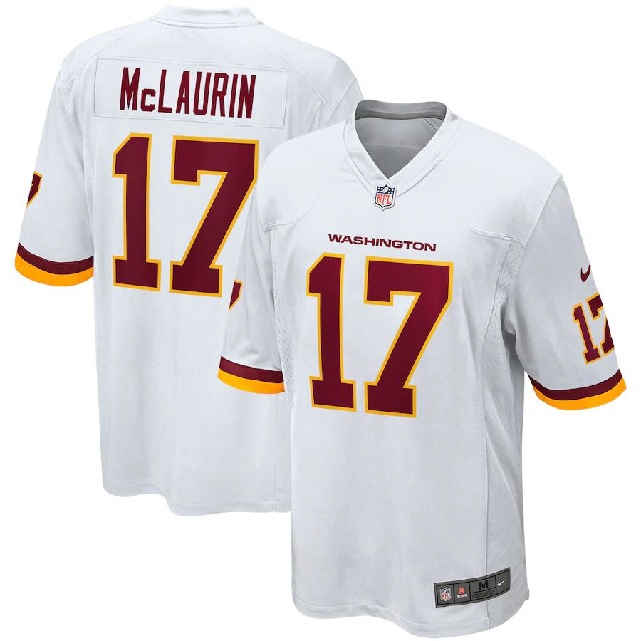 Men Washington Redskins #17 Terry McLaurin Nike White Player Game NFL Jersey